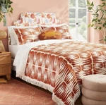 Opalhouse With Jungalow Boho Groove Print Fringe Quilt Set New King. Fixed Price $59.99.