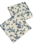 Set Two Floral Deco Shams Pillow Case 20X20 Btyrle. Fixed Price $19.99.