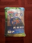 Marvel Avengers Blue Circle 5 Piece Full Bed Set. Fixed Price $70.00.