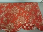 Waverly Williamsburg Red Floral Two Fabric Scalloped Valance 100% Cotton. Fixed Price $29.99.