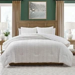 My Texas House Anabel 3PC White Faux Rabbit Fur Comforter Set Full/queen New. Fixed Price $60.00.