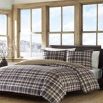- King Duvet Cover Set, Reversible Bedding With Matching Shams, Plaid Home De.... Fixed Price $80.61.