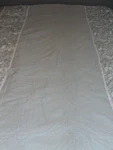Lacourte Embroidered Queen Comforter Gray White 92X96 Polyester Fill. Fixed Price $41.76.