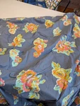 Victoria's Secret Duvet Twin Floral Orange/yellow, Grey Background. Fixed Price $50.00.