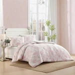 Laura Ashley - Comforter Set, Soft Poly Waffle Textured Bedding With Matching.... Fixed Price $120.24.