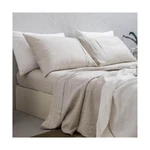 Meadow Park 100% Washed French Sheet Set-king Size-natural LINEN-4 Piec.... Fixed Price $206.11.
