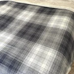 Ugg Avery Sherpa Lined Comforter 84X90 Full Queen Navy Plaid Flannel Gray Plush. Fixed Price $83.90.