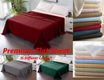 Superb Bed Flatsheet - Breathable, Extra Soft & Wrinkle Free *top Only*. Fixed Price $13.50.
