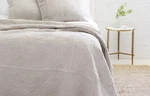 Pom At Home Marseille Coverlet Cotton Velvet - Taupe Full/queen Nwt. Fixed Price $240.00.