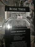 Rose Tree Luxury Bedding 4 Piece Cotton Queen Comforter New. Fixed Price $215.10.