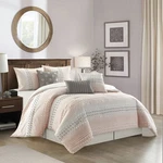 Nanshing 7PC Queen Clarion Comforter Set Pink. Fixed Price $51.99.
