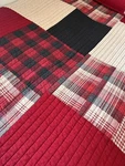 Woolrich Plaid Patchwork Quilt 2 Standard Shams Full/queen Reversible 3 Pcs. Fixed Price $129.99.