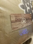 The Industrial Shop Architectural Tile Print Queen Comforter Set. Fixed Price $35.00.