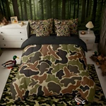 Feelyou Duck Hunter Green Camouflage Hunting 7 Pieces Bedding Set King Size. Fixed Price $92.99.
