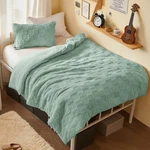 Joiedomi Tufted Twin Comforter Set 2 Pieces Sage Green Boho Bedding With Plaid. Fixed Price $55.08.