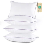 Jollyvogue Pillows Standard Size Set Of 4, Washable Supportive Full Bed .... Fixed Price $46.86.