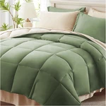 Queen Comforter Set 7 Piece, Sage Green Bed In Bag With Sheets, All Season. Fixed Price $72.99.