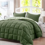 3 Pcs Box Stitched Reversible Comforter Sets/lightweight Bedding - Gg Home. Fixed Price $36.99.