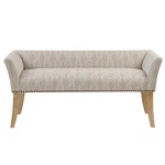 Madison Park Accent Bench For Living Room, Upholstered With Nailhead Trim. Fixed Price $221.99.