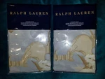 Ralph Lauren Hathersage Standard Shams Pair Grey Ivory Gold Floral Luxury. Fixed Price $139.99.
