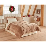 Brylanehome Bh Studio Microfleece Comforter - Twin, Taupe. Fixed Price $59.99.