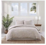 Tommy Bahama Duvet Cover Set Relaxed Luxury Cotton King Size Jungle Palms Beige. Fixed Price $57.87.