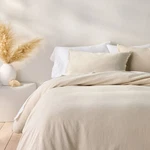 Full/queen Heavyweight Linen Blend Duvet Cover & Sham Set Natural - Casaluna:. Fixed Price $51.99.