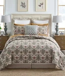 Southern Living Sheridan King Comforter Mini Set 3 Pc Botanical Print $299 Nwt. Fixed Price $89.95.