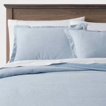 Cotton Linen Chambray Duvet Cover & Sham Set - Threshold. Fixed Price $27.99.