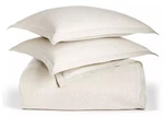 Hotel Collection Linen Blend King Comforter & Pillowshams 3PC Set Natural New. Fixed Price $168.99.