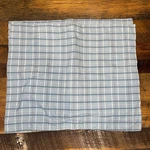 Woolrich Flannel Pillow Sham 2 Blue Plaid With Envelope Opening. Fixed Price $14.00.