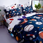 Wajade Sports Comforter Set Bed In Bag Full Size 7 Piece 3D Soccer Basketba.... Fixed Price $79.32.