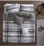 Intelligent Rudy Cozy Comforter Casual Cabin Lodge Plaid Design, Black. Fixed Price $25.00.