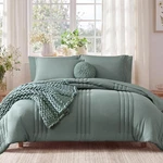 Queen Comforter - 7 Pieces Sage Green Bag Bedding Sets With. Fixed Price $89.99.