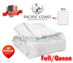 Pacific Coast Gray Duck Down 230TC White Hotel Luxury Lightweight Blanket - Full. Fixed Price $39.95.