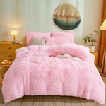 Besfunny Fluffy Pink Comforter Cover Set Plush Faux Fur Queen,. Fixed Price $73.56.