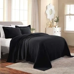 Superior 100% Cotton Fleur De Lis Matelasse Bedspread, Black Queen,. Fixed Price $119.00.