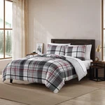 Eddie Bauer- Queen Comforter Set Reversible Microsuede Bedding Matching Shams. Fixed Price $151.71.