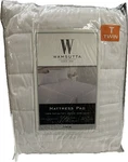 New Wamsutta Cotton Top Hypoallergenic Twin Mattress Pad White. Fixed Price $17.95.