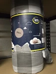 Serta Simply Clean Printed Comforter Set Grey Buffalo Check Full 7 Pc. Fixed Price $39.99.