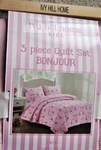 Ivy Hill Home Kids Twin Quilt & Sham Set Bonjour Paris Eiffel Tower Too Adorable. Fixed Price $35.00.