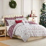 Holiday Harmony Reversible Lightweight Comforter Bedding Set Full/queen. Fixed Price $50.99.