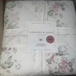 Cabbages And Roses King Comforter 2 Shams Peony New. Fixed Price $119.99.