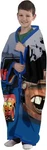 Disney Pixar Cars, Cuddly Throw Wrap With Sleeves 43" 51" Blue. Fixed Price $24.99.