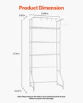 Over Washer And Dryer Storage Shelf, White. Fixed Price $76.23.