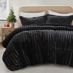 Madison Park Duke Luxe Faux Fur Reversible Comforter Set, Soft Plush Mo, Queen. Fixed Price $90.99.