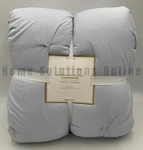 Pottery Barn Teen Microfiber Pintuck Comforter Arctic Ice Blue Full Queen #T1023. Fixed Price $132.08.