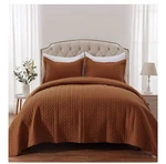 Sunstyle King Quilt Set 3PC Bedspread W/shams Reversible Lightweight Orange. Fixed Price $32.99.