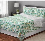 Mainstays Lemon Pattern Reversible Quilt Full/queen Size 86" X 90". Fixed Price $40.99.