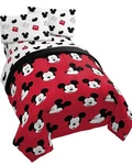 Jay Franco Disney Mickey Mouse Full 5-PIECE Bed Set Comforter Sheets Pillowcase. Fixed Price $39.95.
